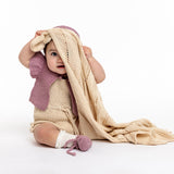 HEIRLOOM Lace 'Pima Cotton' Blanket - Linen