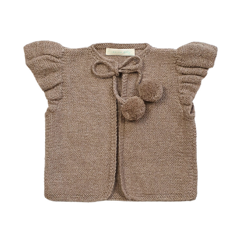 ARABELLA 'Alpaca' Vest - Latte