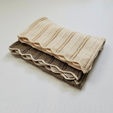 HEIRLOOM Lace 'Pima Cotton' Blanket - Praline (LAST ONE)