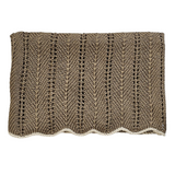 HEIRLOOM Lace 'Pima Cotton' Blanket - Praline (LAST ONE)