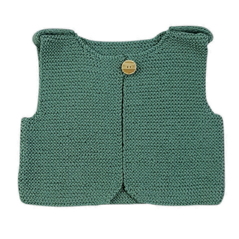 ATTICUS 'Pima Cotton' Vest - Seafoam