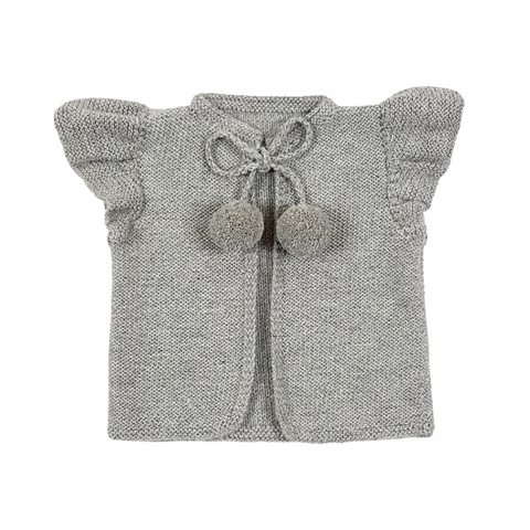 ARABELLA 'Alpaca' Vest - Silver