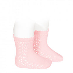CONDOR SOCKS - Side Lace Short in BALLET PINK (500)
