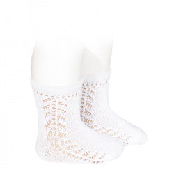 CONDOR SOCKS - Side Lace Short in SNOW (200)