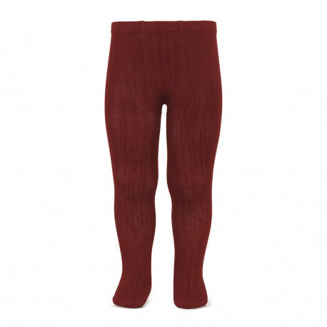 CONDOR TIGHTS - Ribbed in BURGUNDY (572)