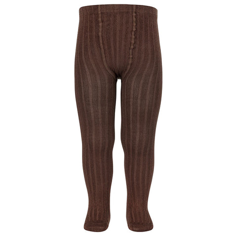 CONDOR TIGHTS - Ribbed in CHESTNUT Size 00 (383)(LAST PAIR)