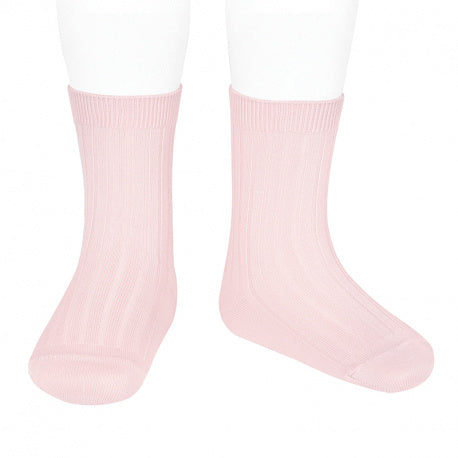 CONDOR SOCKS - Ribbed Short in BALLET PINK (500)