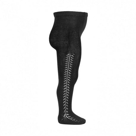 CONDOR TIGHTS - Side Lace in EBONY (900)