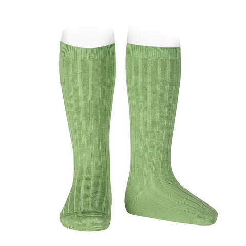 CONDOR SOCKS - Ribbed Knee-High in PEAR (743)