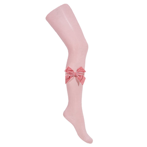 CONDOR TIGHTS - Velvet Bow in ROSE BLUSH (526)