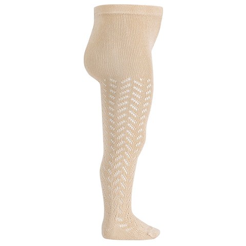 CONDOR TIGHTS - Full Lace in LINEN (304) Size 00 (LAST PAIR)
