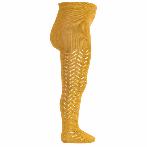 CONDOR TIGHTS - Full Lace in MOSTAZA (629)