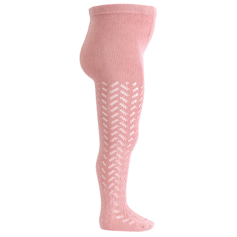 CONDOR TIGHTS - Full Lace in ROSE BLUSH (526)