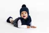 KIP 'Alpaca' Baby Booties - Cloud