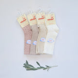 CONDOR SOCKS - Full Lace Knee-High in LATTE (334)