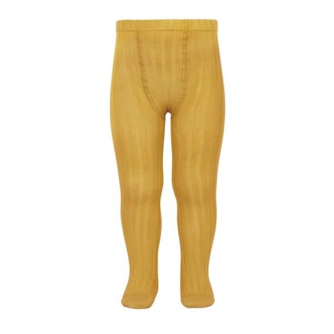 CONDOR TIGHTS - Ribbed in CURRY (645) (TWO SIZES LEFT)