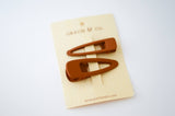 GRECH & CO Matte Clips Set of 2 - Spice
