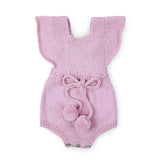 MARGOT 'Alpaca' Frilled Romper - Candy Pink (TWO SIZES LEFT)