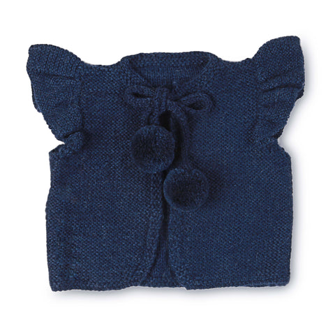 ARABELLA 'Alpaca' Vest - Indigo
