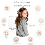 GWENDOLYN Frilled 'Alpaca' Jumper - Silver