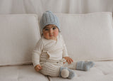 CLOVER 'Baby Alpaca' Hat - Powder Blue & Cloud