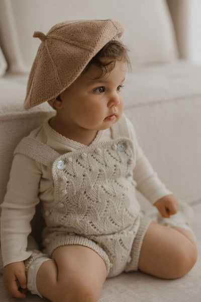 Cassius 'Baby Alpaca' Beret - Dusty Blush