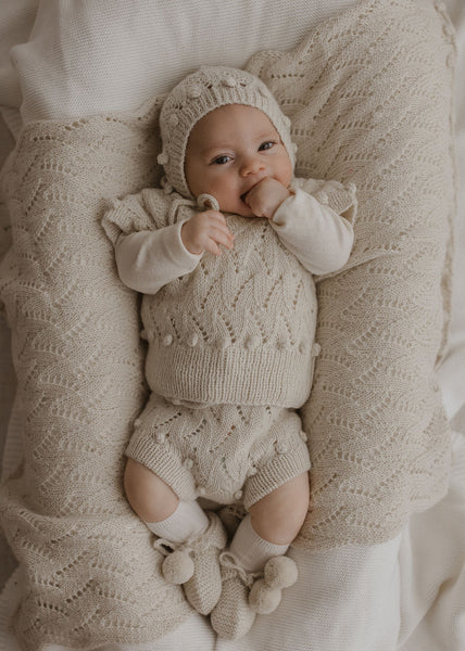 Etienne Baby Alpaca Vest & Bloomer