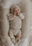 KIP 'Baby Alpaca' Booties - Linen (TWO SIZES LEFT)