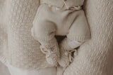 MARISOL 'Baby Alpaca' Booties - Cloud