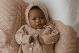 ETIENNE 'Baby Alpaca' Bonnet - Dusty Blush