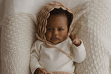 MARISOL Layered 'Baby Alpaca' Bonnet - Dusty Blush