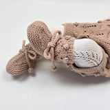 ETIENNE 'Baby Alpaca' Booties - Dusty Blush