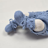 ETIENNE 'Baby Alpaca' Booties - Powder Blue