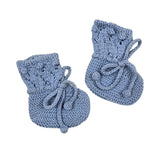 ETIENNE 'Baby Alpaca' Booties - Powder Blue