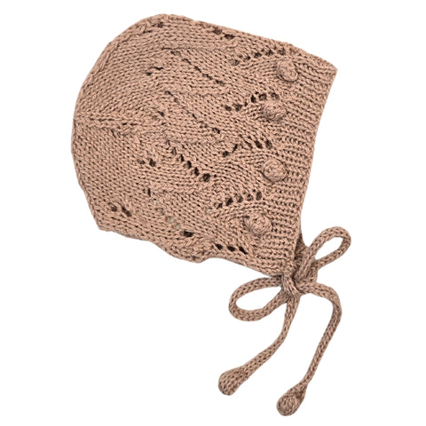 ETIENNE 'Baby Alpaca' Bonnet - Dusty Blush