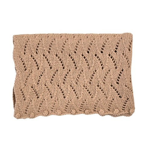ETIENNE 'Baby Alpaca' Blanket - Dusty Blush