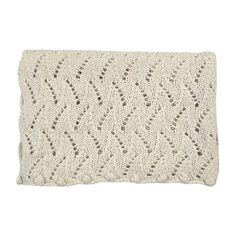 ETIENNE 'Baby Alpaca' Blanket - Cloud