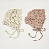 MARISOL Layered 'Baby Alpaca' Bonnet - Dusty Blush