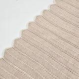 HEIRLOOM LACE 'Baby Alpaca' Blanket - Linen