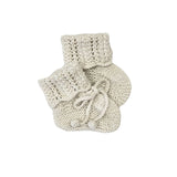 HEIRLOOM LACE 'Baby Alpaca' Booties - Cloud