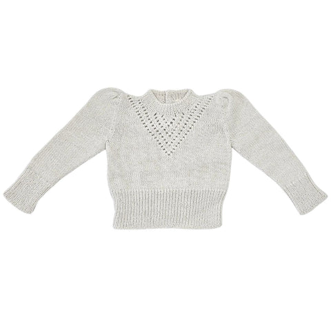 SASKIA 'Baby Alpaca' Jumper - Cloud