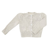SASKIA 'Baby Alpaca' Cardigan - Cloud