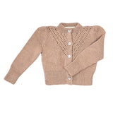 SASKIA 'Baby Alpaca' Cardigan - Dusty Blush