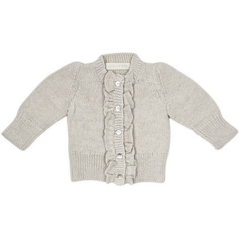 VIVIENNE 'Baby Alpaca' Cardigan - Cloud