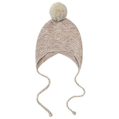 FAIR Pom 'Baby Alpaca' Hat - Dusty Blush & Cloud