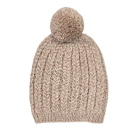 CLOVER 'Baby Alpaca' Hat - Dusty Blush & Cloud