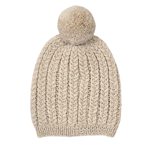 CLOVER 'Baby Alpaca' Hat - Linen & Cloud