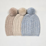 CLOVER 'Baby Alpaca' Hat - Powder Blue & Cloud