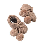 KIP 'Baby Alpaca' Booties - Dusty Blush