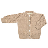 ETIENNE 'Baby Alpaca' Raglan Cardigan - Linen